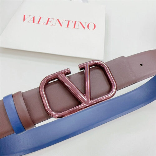 High Quality Luxury Valentino New Double-Sided Top Layer Cowhide Belt – Style 44850 product detail