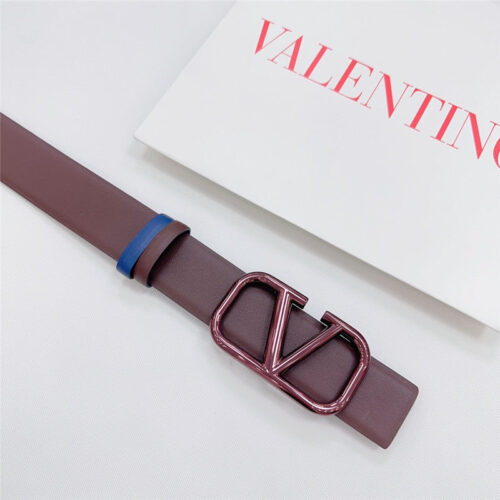 High Quality Luxury Valentino New Double-Sided Top Layer Cowhide Belt – Style 44850 product detail