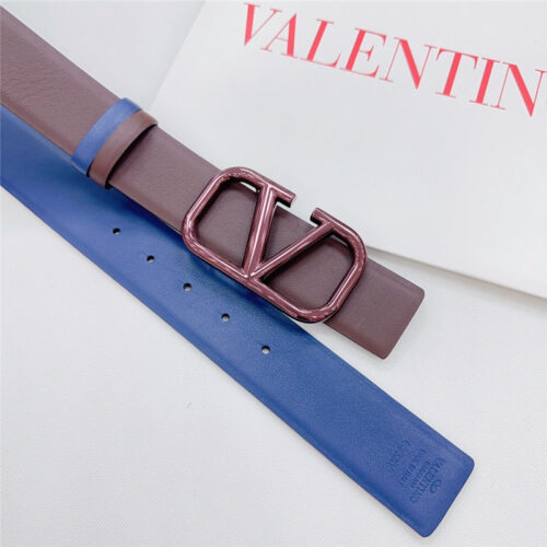 High Quality Luxury Valentino New Double-Sided Top Layer Cowhide Belt – Style 44850 product detail