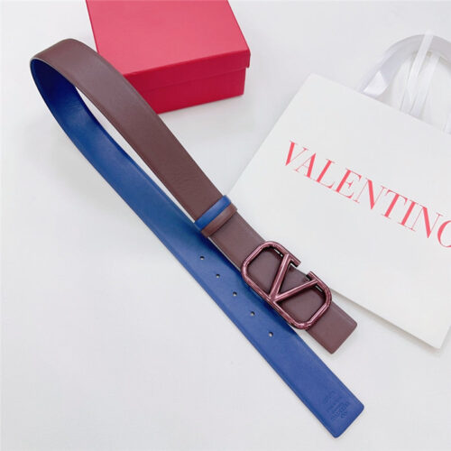 High Quality Luxury Valentino New Double-Sided Top Layer Cowhide Belt – Style 44850 product detail