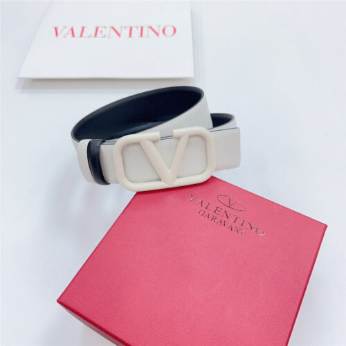 High Quality Luxury Valentino New Double-Sided Top Layer Cowhide Belt – Style 09062 product detail