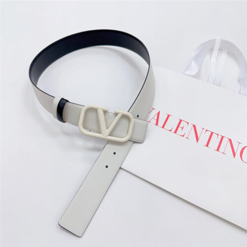 High Quality Luxury Valentino New Double-Sided Top Layer Cowhide Belt – Style 09062 product detail