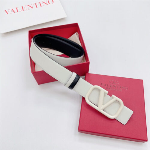 High Quality Luxury Valentino New Double-Sided Top Layer Cowhide Belt – Style 09062 product detail