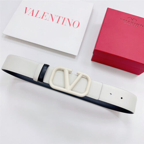 High Quality Luxury Valentino New Double-Sided Top Layer Cowhide Belt – Style 09062