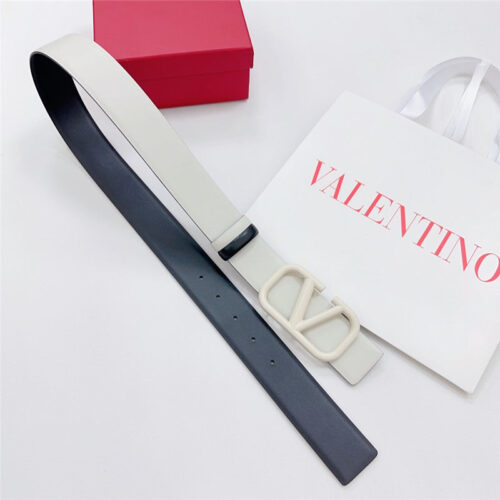 High Quality Luxury Valentino New Double-Sided Top Layer Cowhide Belt – Style 09062 product detail