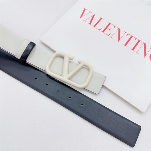 High Quality Luxury Valentino New Double-Sided Top Layer Cowhide Belt – Style 09062 product detail