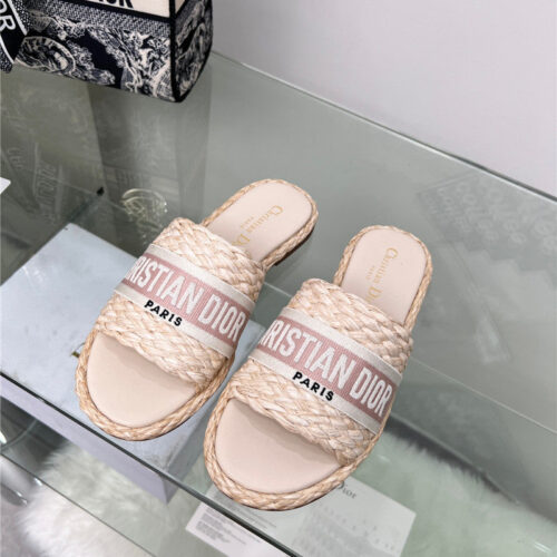 High Quality Luxury Dior Catwalk New Slippers – Style 15142 product detail