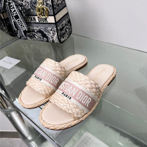 High Quality Luxury Dior Catwalk New Slippers – Style 15142 product detail