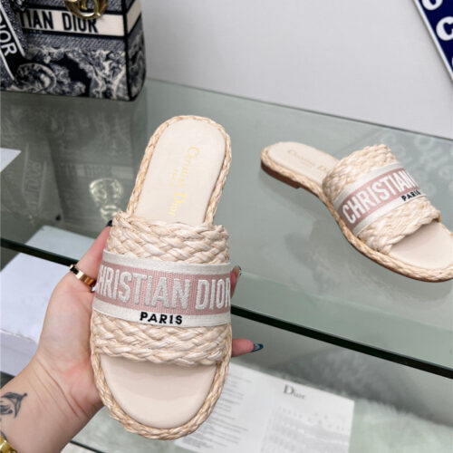 High Quality Luxury Dior Catwalk New Slippers – Style 15142 product detail
