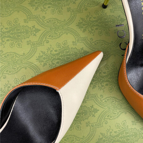 High Quality Luxury Gucci Metal Heel Pointed Sandals – Style 19923 product detail