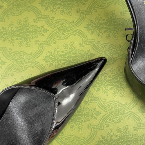 High Quality Luxury Gucci Metal Heel Pointed Sandals – Style 87155 product detail