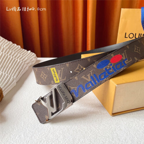 High Quality Luxury Louis Vuitton Classic Printed Surface With Leather Belt product detail