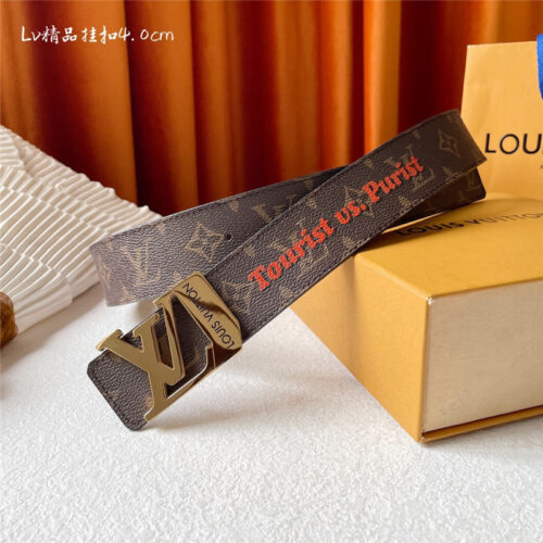 High Quality Luxury Louis Vuitton Classic Printed Surface With Leather Belt – Style 44172 product detail