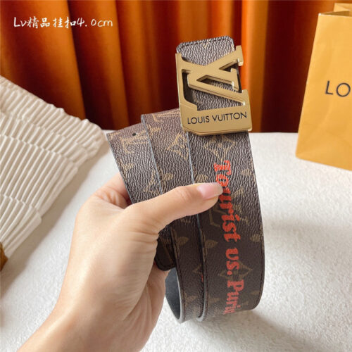 High Quality Luxury Louis Vuitton Classic Printed Surface With Leather Belt – Style 44172 product detail