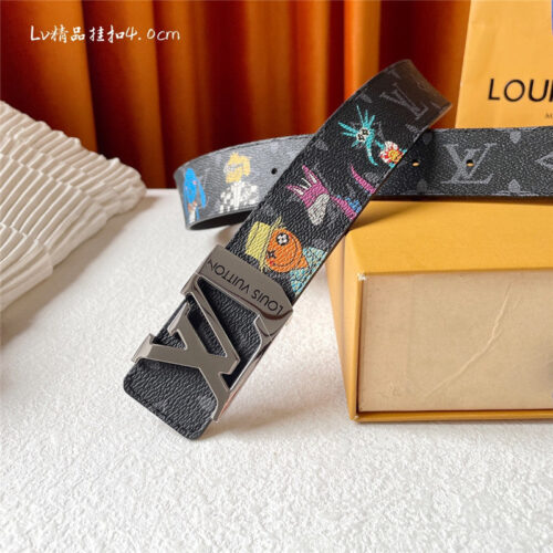 High Quality Luxury Louis Vuitton Classic Printed Surface With Leather Belt – Style 50374 product detail