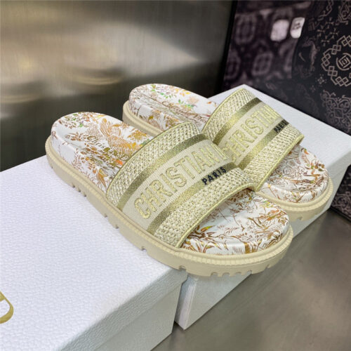 High Quality Luxury Dior Platform Jelly Color Womens Sandals
