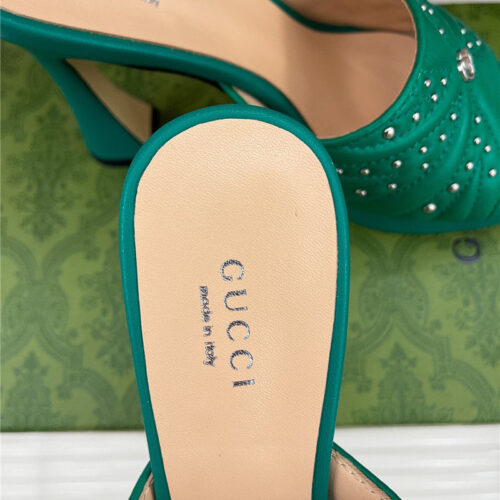 High Quality Luxury Gucci Platform Rivets High Heels – Style 91571 product detail