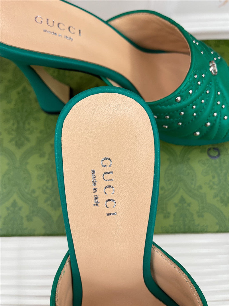 High Quality Luxury Gucci Platform Rivets High Heels – Style 91571 product detail