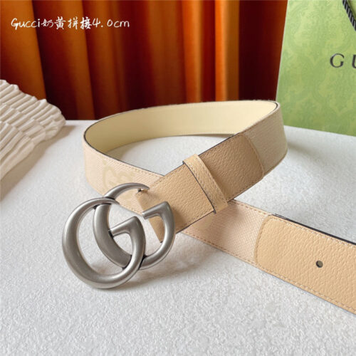 High Quality Luxury Gucci Belt With Double G Logo Buckle product detail