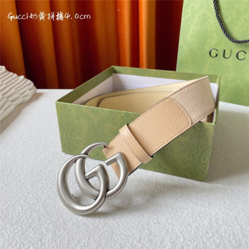 High Quality Luxury Gucci Belt With Double G Logo Buckle product detail