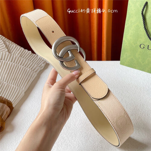 High Quality Luxury Gucci Belt With Double G Logo Buckle product detail