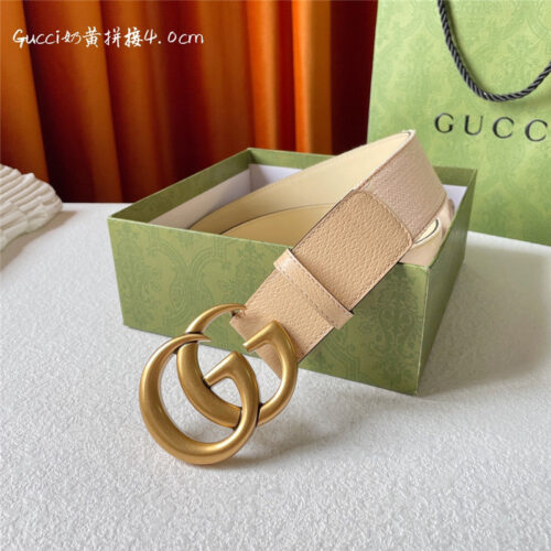 High Quality Luxury Gucci Belt With Double G Logo Buckle – Style 41447 product detail