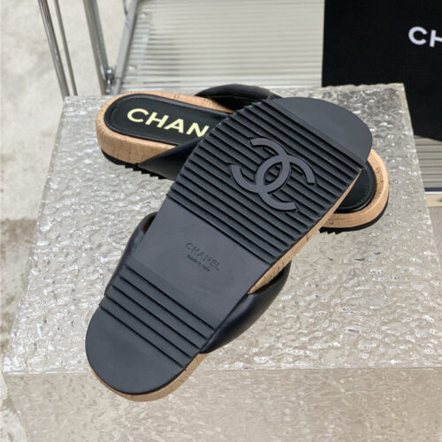 High Quality Luxury Chanel Flip Logo Flops – Style 01894 product detail