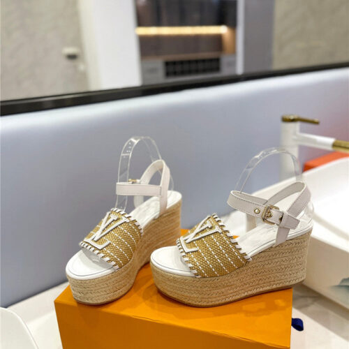 High Quality Luxury Louis Vuitton Platform Sandals – Style 78435 product detail