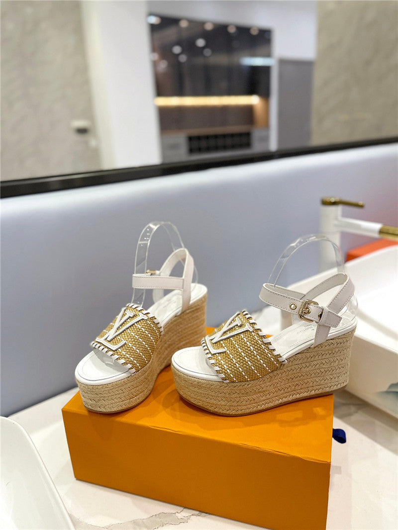 High Quality Luxury Louis Vuitton Platform Sandals – Style 78435 product detail