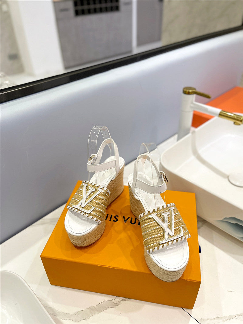 High Quality Luxury Louis Vuitton Platform Sandals – Style 78435 product detail
