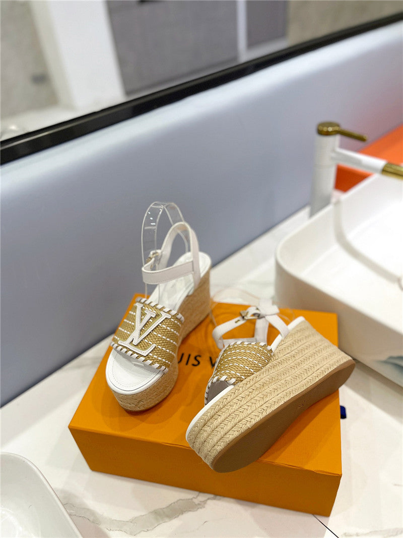 High Quality Luxury Louis Vuitton Platform Sandals – Style 78435 product detail
