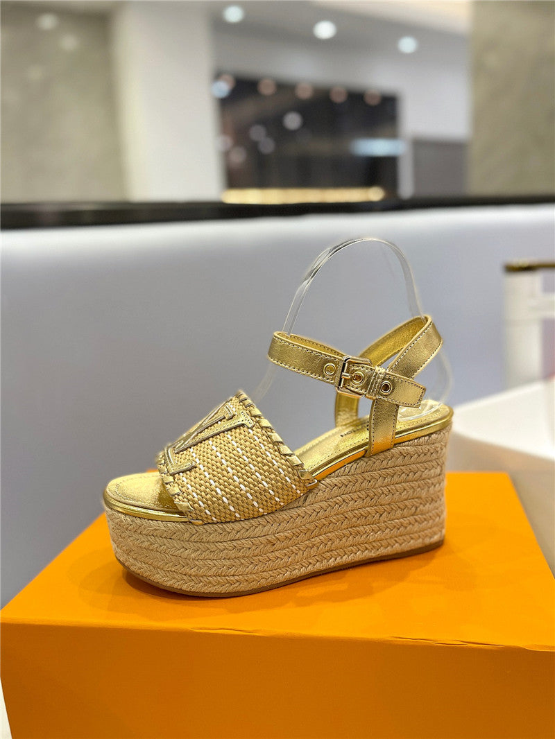 High Quality Luxury Louis Vuitton Platform Sandals – Style 31555 product detail