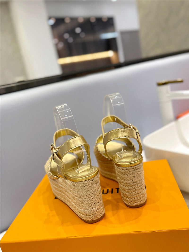 High Quality Luxury Louis Vuitton Platform Sandals – Style 31555 product detail