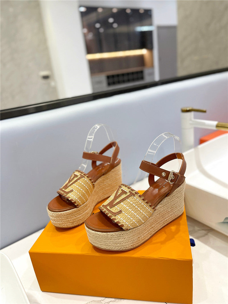 High Quality Luxury Louis Vuitton Platform Sandals product detail