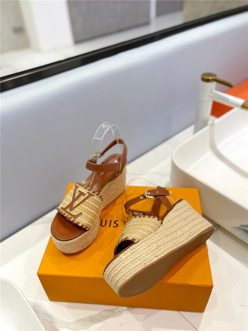 High Quality Luxury Louis Vuitton Platform Sandals product detail