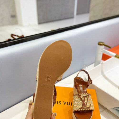 High Quality Luxury Louis Vuitton Platform Sandals product detail