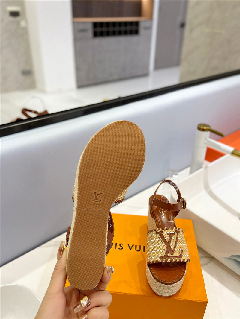 High Quality Luxury Louis Vuitton Platform Sandals product detail