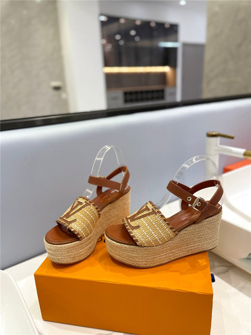 High Quality Luxury Louis Vuitton Platform Sandals product detail