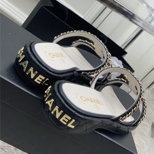 High Quality Luxury Chanel New Silk Sheepskin Slippers – Style 78790 product detail