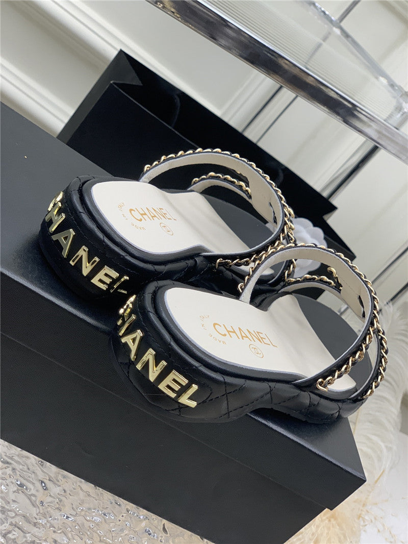 High Quality Luxury Chanel New Silk Sheepskin Slippers – Style 78790 product detail