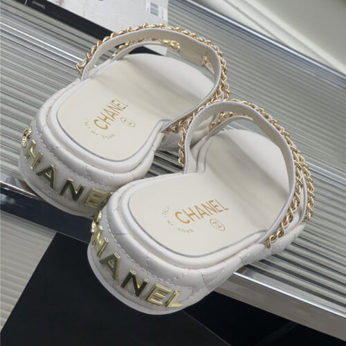 High Quality Luxury Chanel New Silk Sheepskin Slippers product detail