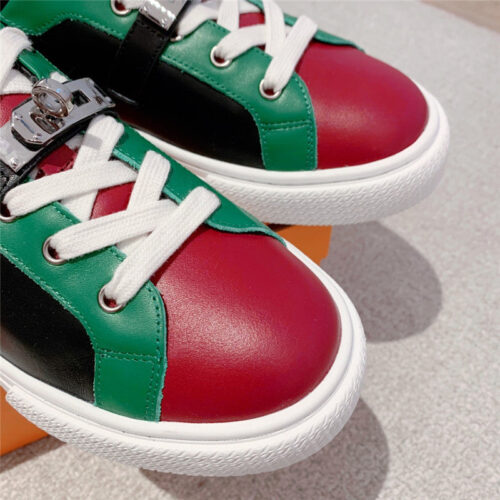 High Quality Luxury Hermes British Retro Design White Shoes product detail