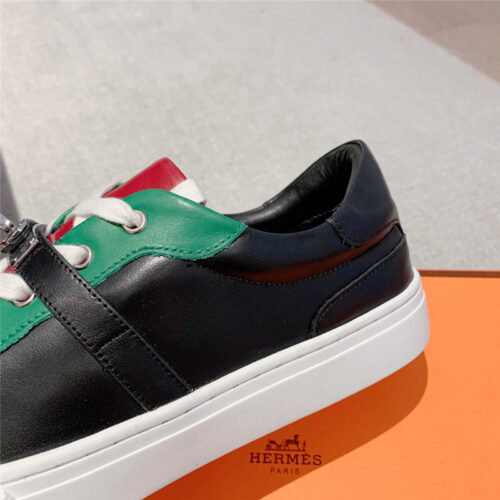 High Quality Luxury Hermes British Retro Design White Shoes product detail
