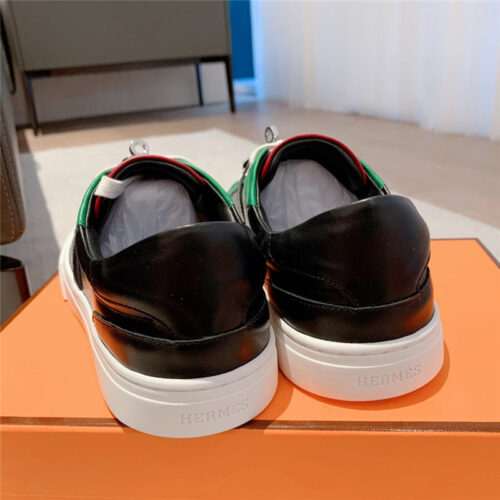 High Quality Luxury Hermes British Retro Design White Shoes product detail