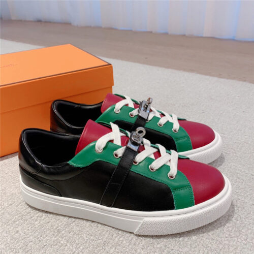 High Quality Luxury Hermes British Retro Design White Shoes product detail