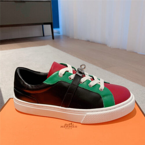 High Quality Luxury Hermes British Retro Design White Shoes product detail