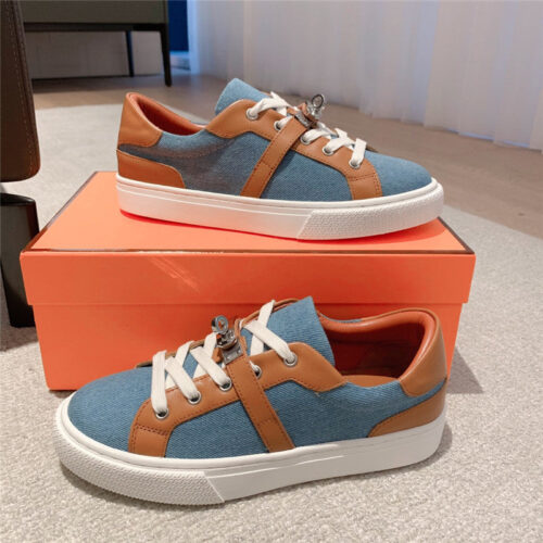 High Quality Luxury Hermes British Retro Design White Shoes – Style 39491 alternate view