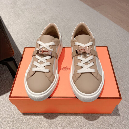 High Quality Luxury Hermes British Retro Design White Shoes – Style 72259 product detail