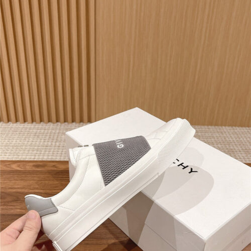 High Quality Luxury Givenchy Elastic Metal Buckle White Shoes – Style 95843 product detail