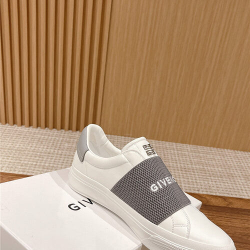 High Quality Luxury Givenchy Elastic Metal Buckle White Shoes – Style 95843 product detail